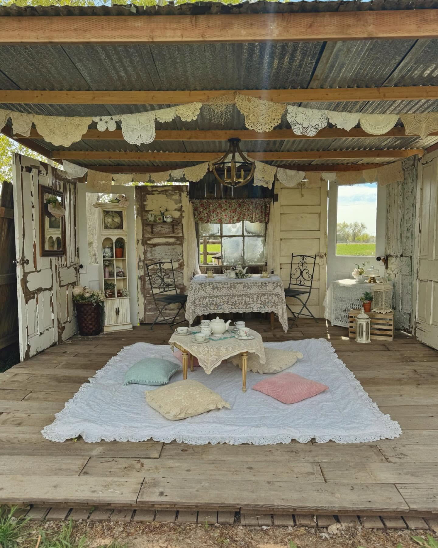 Photography setup at the Door House